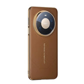 Electroplated Soft Frame Heat Dissipation Vegan Leather Shockproof Phone Case, For Huawei Mate 80 Pro Max, For Huawei Mate 80 Pro, For Huawei Mate 80, For Huawei Mate 70 Air 5G, For Huawei Pura 80 Pro/80 Pro+ 5G, For Huawei Mate 70 Pro  