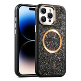 Glitter Airbag Shockproof Magnetic Phone Case, For iPhone 14 Pro Max, For iPhone 13 Pro Max, For iPhone 13 Pro  