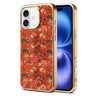 Denior Peony Series Electroplated Magnetic Phone Case, For iPhone 16 Plus, For iPhone 16, For iPhone 15 Pro Max, For iPhone 15 Pro, For iPhone 15 Plus / 14 Plus, For iPhone 15  