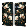 Crystal-Like Painted Vegan Leather Phone Case, For Galaxy A06 5G / A06 4G  