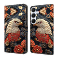  Eagle and Flowers