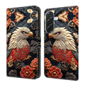  Eagle and Flowers