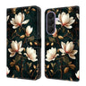 Crystal-Like Painted Vegan Leather Phone Case, For Galaxy A27 / A37 5G  