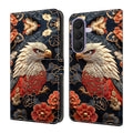  Eagle and Flowers