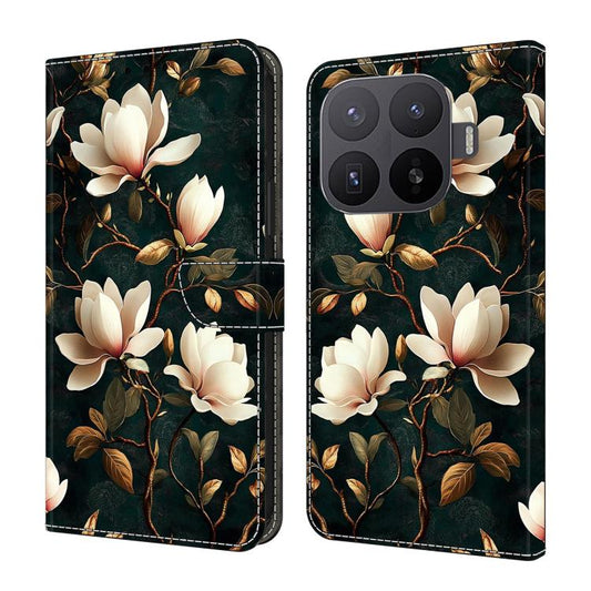 Crystal-Like Painted Vegan Leather Phone Case, For Xiaomi 17T 5G  