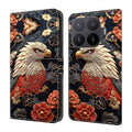  Eagle and Flowers