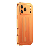 Suitcase Texture Magnetic King Series Aluminum Alloy Phone Case with Tempered Glass Film, For iPhone 17 Pro Max, For iPhone 17 Pro, For iPhone Air, For iPhone 16 Pro Max  