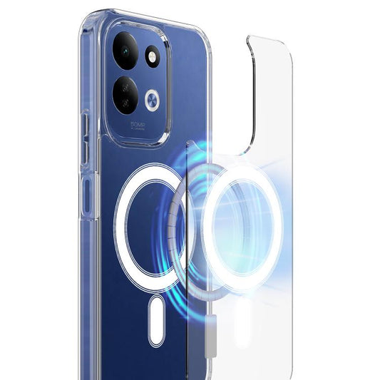 MagSafe Clear Acrylic PC Hybrid TPU Phone Case, For Redmi 17 5G / 4G 170mm / M100 5G, For Redmi 17C 5G / Poco C85 4G, For Redmi K100 Pro Max / Poco F9 Ultra, For Redmi 15a 5G / R70 5G / R70m 5G, For Redmi K100 Pro / Poco F9 Pro 5G                      ...  