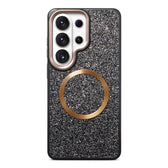Glitter Airbag Shockproof Magnetic Phone Case, For Galaxy S26 Ultra 5G, For Galaxy S26 5G, For Galaxy S25 Ultra 5G, For Galaxy S24 Ultra 5G, For Galaxy S24 5G  