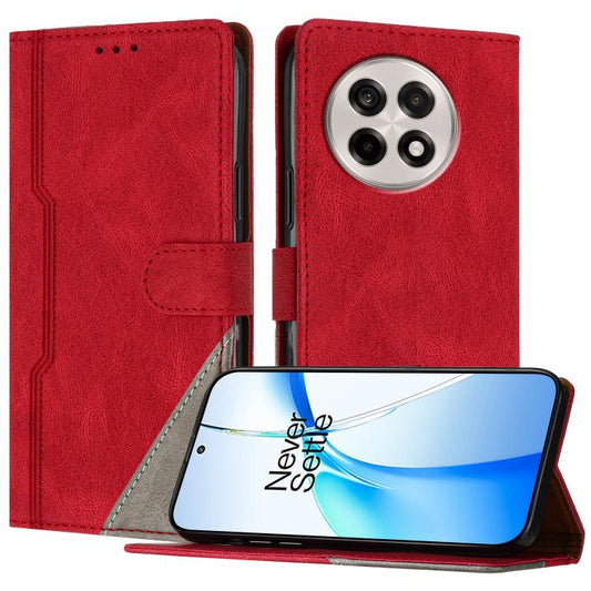 Color Matching Buckle Clasp Vegan Leather Phone Case, For OnePlus Ace 5, For OnePlus 13, For OnePlus Nord 4, For OnePlus Nord CE4 Lite  