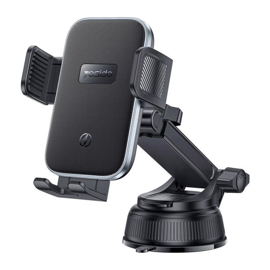 Yesido C320 15W Car Suction Cup Clip Wireless Fast Charging Phone Holder, C320  