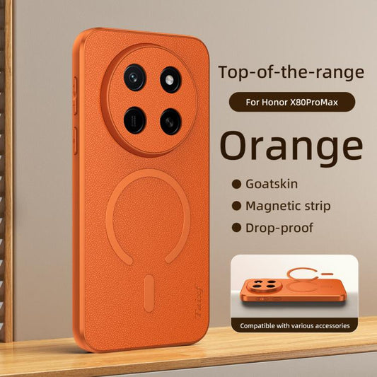Sheepskin Vegan Leather Magnetic Phone Case, For Honor Win RT 5G, For Honor Win 5G  