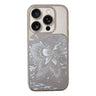 Butterfly Pattern Electroplated PC + Glass Phone Case, For iPhone 16 Pro, For iPhone 16, For iPhone 15 Pro Max, For iPhone 15 Pro  