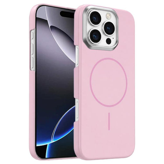 Gold Armor PC Thin Circle MagSafe Shockproof Phone Case, For iPhone 16 Pro Max, For iPhone 16 Pro  