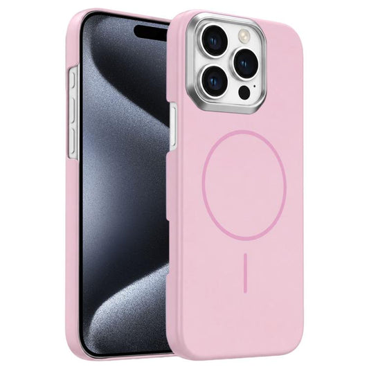 Gold Armor PC Thin Circle MagSafe Shockproof Phone Case, For iPhone 15 Pro Max, For iPhone 15 Pro  