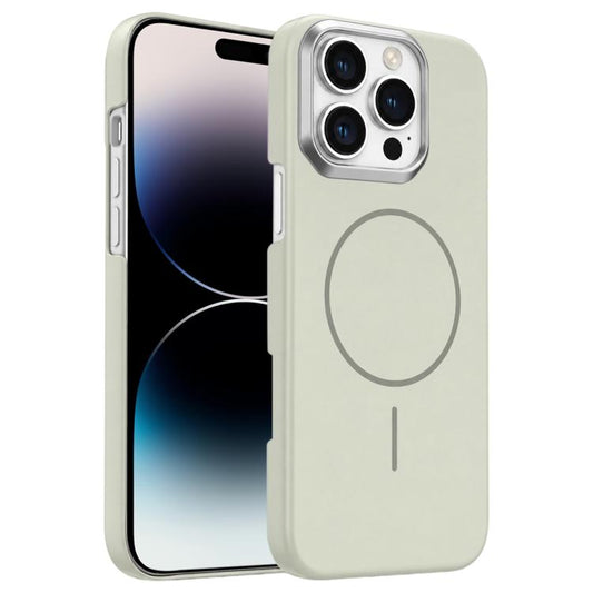 Gold Armor PC Thin Circle MagSafe Shockproof Phone Case, For iPhone 14 Pro, For iPhone 14 Pro Max  