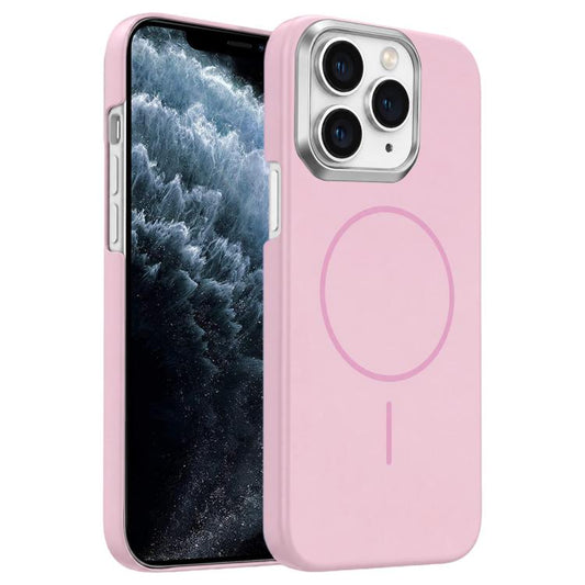 Gold Armor PC Thin Circle MagSafe Shockproof Phone Case, For iPhone 11 Pro  