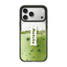 Matcha Latte Cake Pattern Magnetic Acrylic TPU Phone Case, For iPhone 17 Pro Max, For iPhone 17 Pro, For iPhone 17, For iPhone Air  