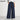 High-Waisted Wide-Leg Women Pants  M / Navy Blue
