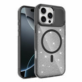 Luxury Glitter TPU + PC Magnetic Phone Case, For iPhone 16 Pro Max, For iPhone 16 Pro, For iPhone 16 Plus, For iPhone 16  