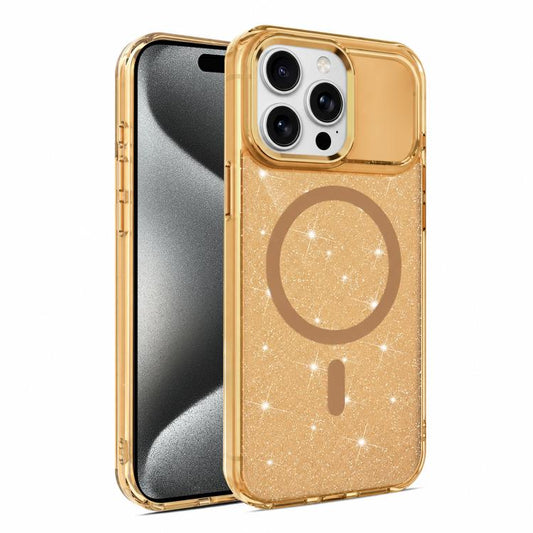 Luxury Glitter TPU + PC Magnetic Phone Case, For iPhone 15 Pro Max, For iPhone 15 Pro, For iPhone 15, For iPhone 14 / 13  