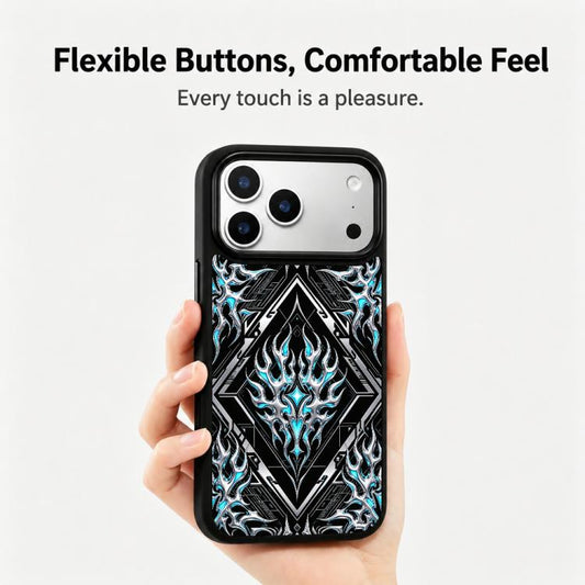 Colorful Painting PC Silicone Magnetic Phone Case, For iPhone 17 Pro Max, For iPhone 17 Pro  
