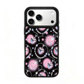  Soft Pink Pearlescent Chain Heart Pattern