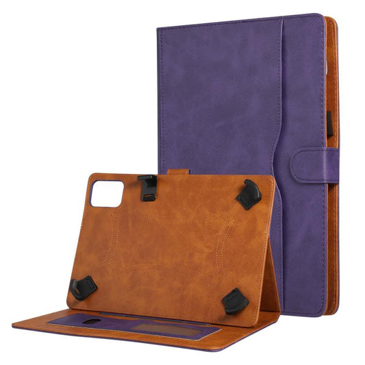 Dual-color Cowhide Vegan Leather Tablet Cover, 10 inch  