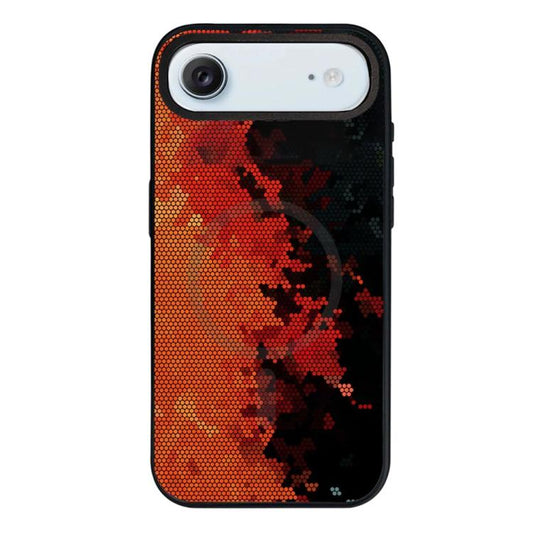 Camouflage Mosaic Detachable Dual Magnetic PC Hybrid TPU Phone Case, For iPhone Air, For iPhone 16 Pro Max, For iPhone 16 Pro  