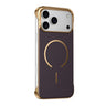Borderless Kevlar Texture Electroplated Magnetic Phone Case, For iPhone 17 Pro Max, For iPhone 17 Pro, For iPhone 17, For iPhone Air  