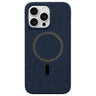 Acrylic Hybrid TPU Rhombus Texture Magnetic Phone Case, For iPhone 14 Pro Max  
