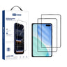 XDcase 2 PCS/Pack Silk-Printed HD Tempered Glass Film, For iPhone Duo Outer Screen, For iPhone 18 Pro, For iPhone 18 Pro Max  