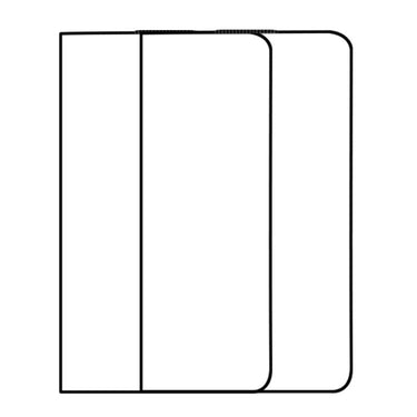 XDcase 2 PCS/Pack Silk-Printed HD Tempered Glass Film, For iPhone Duo Outer Screen, For iPhone 18 Pro, For iPhone 18 Pro Max  