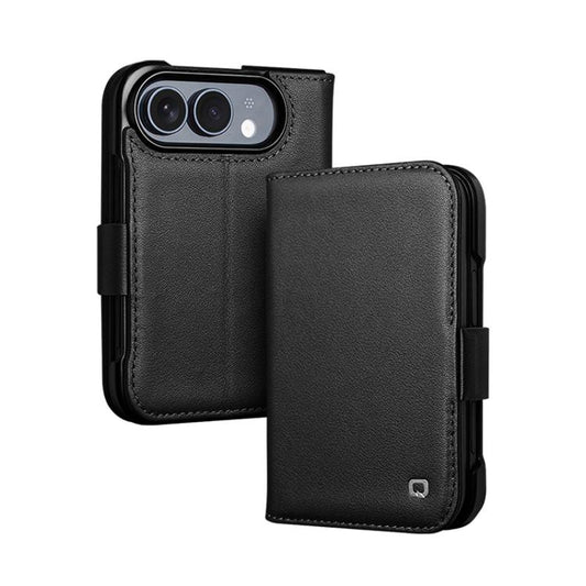 QIALINO Classics 3rd Genuine Leather Phone Case, For iPhone Fold  