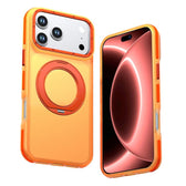 Color Block 360 Degree Rotating Holder PC Hybrid TPU Phone Case, For iPhone 18 Pro / 17 Pro, For iPhone 18 Pro Max / 17 Pro Max  