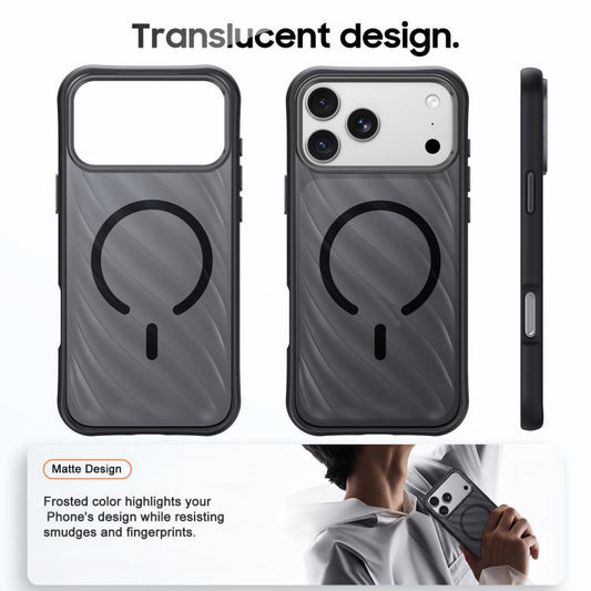Colorful Skin-Feel Semi-Transparent Frosted Magnetic Phone Case, For iPhone Air, For iPhone 16 Pro Max, For iPhone 16 Pro  