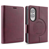 Forwenw F10 Dual-side Buckle Magnetic Vegan Leather Phone Case, For Galaxy Z Fold8 5G, For Galaxy Z Fold8 Ultra 5G, For Galaxy Z Fold7 5G, For Galaxy Z Fold6, For Galaxy Z Fold5, For Galaxy Z Fold4  