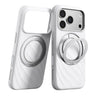 Wave Skin Feel Liquid Silicone Magnetic Fidget Holder Phone Case, For iPhone 18 Pro / 17 Pro, For iPhone 18 Pro Max / 17 Pro Max  