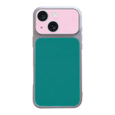 Corning Leather Textured Large Window Phone Case, For iPhone 15  