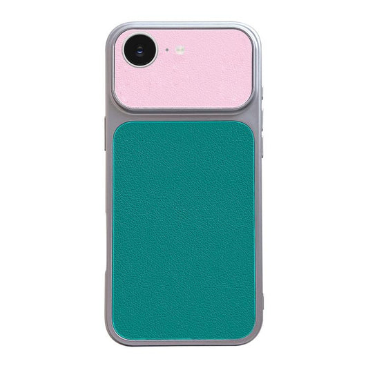 Corning Leather Textured Large Window Phone Case, For iPhone 17e / 16e