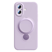 Liquid Silicone 360 Rotating Holder Magnetic Phone Case, For iPhone 17, For iPhone 16 Pro Max  