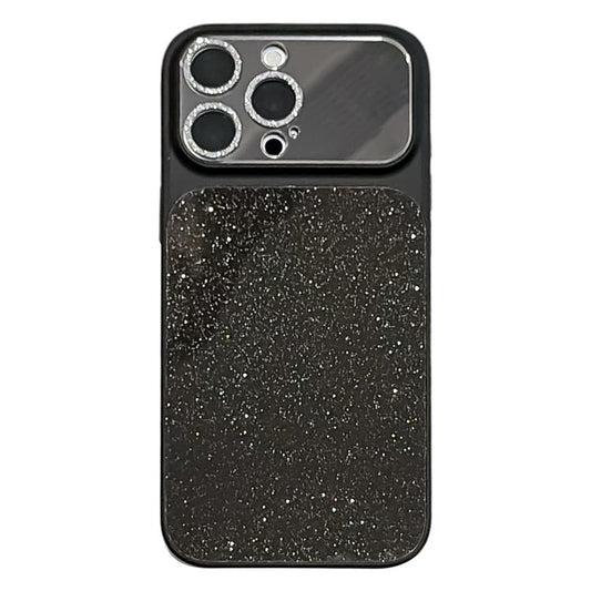 Electroplated Glitter Mirror Large Windows Phone Case, For iPhone 16 Pro Max, For iPhone 16 Pro, For iPhone 16 Plus  
