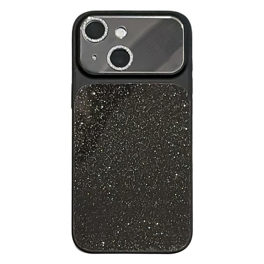 Electroplated Glitter Mirror Large Windows Phone Case, For iPhone 15  