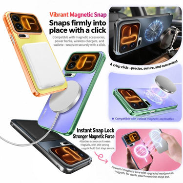Piano Gloss Colorful Starlight Magnetic Phone Case, For Xiaomi 18 Pro Max 5G, For Xiaomi 18 Pro 5G, For Xiaomi 17 Pro Max, For Xiaomi 17 Pro  