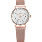 Flyke Fashion Simple Waterproof Watch Women's Ultra-thin Japanese Movement Calendar Women's Quartz Watch Foreign Trade Amazon Utrano