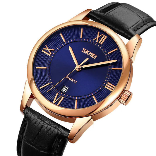 Foreign Trade Quartz Watch Calendar Belt Waterproof Men's Watch Men's Watch Utrano