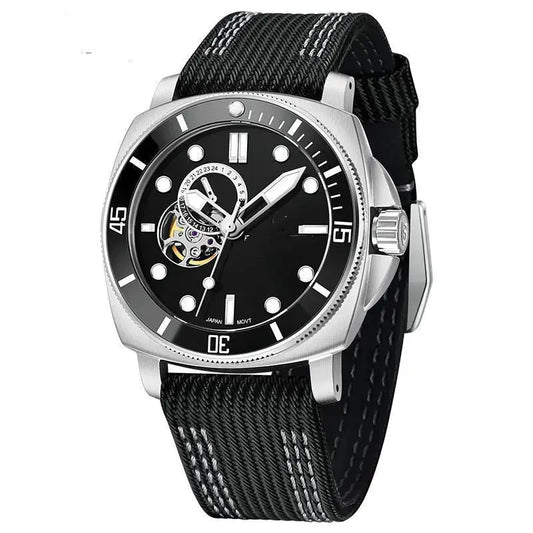 Fully Automatic Mechanical Watch For Sports blue Utrano