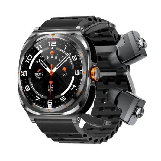 GT98 1.53 inch 2 in 1 Bluetooth Headphone IP67 Waterproof Smart Watch Supports Blood Oxygen Monitoring Utrano