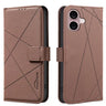 Geometric Pattern RFID Leather Phone Case, For iPhone 16, For iPhone 15 Pro Max, For iPhone 15 Pro, For iPhone 14 Plus / 15 Plus  