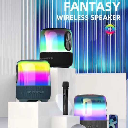 HOPESTAR SC-01 Waterproof LED Light Wireless Bluetooth Speaker, SC-01 Utrano